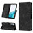 Leather Case Stands Flip Cover Holder YB3 for Samsung Galaxy A54 5G