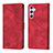 Leather Case Stands Flip Cover Holder YB3 for Samsung Galaxy A54 5G Red