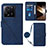 Leather Case Stands Flip Cover Holder YB3 for Xiaomi Mi 13T 5G Blue