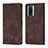 Leather Case Stands Flip Cover Holder YB3 for Xiaomi Poco F5 Pro 5G Brown