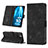 Leather Case Stands Flip Cover Holder YB3 for Xiaomi Redmi 10 Prime