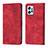 Leather Case Stands Flip Cover Holder YB3 for Xiaomi Redmi Note 12 4G Red