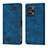 Leather Case Stands Flip Cover Holder YB3 for Xiaomi Redmi Note 12 Turbo 5G Blue