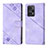 Leather Case Stands Flip Cover Holder YB3 for Xiaomi Redmi Note 12 Turbo 5G Purple