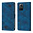 Leather Case Stands Flip Cover Holder YB3 for Xiaomi Redmi Note 12S Blue