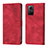 Leather Case Stands Flip Cover Holder YB3 for Xiaomi Redmi Note 12S Red