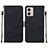 Leather Case Stands Flip Cover Holder YB4 for Motorola Moto G53 5G