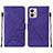 Leather Case Stands Flip Cover Holder YB4 for Motorola Moto G53 5G