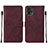 Leather Case Stands Flip Cover Holder YB4 for Motorola Moto G72