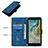 Leather Case Stands Flip Cover Holder YB4 for Nokia C02