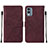 Leather Case Stands Flip Cover Holder YB4 for Nokia X30 5G