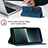 Leather Case Stands Flip Cover Holder YB4 for Sony Xperia 1 V