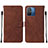 Leather Case Stands Flip Cover Holder YB4 for Xiaomi Poco C55