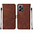 Leather Case Stands Flip Cover Holder YB4 for Xiaomi Redmi Note 12 5G