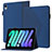 Leather Case Stands Flip Cover Holder YX1 for Apple iPad Mini 6 Blue