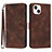 Leather Case Stands Flip Cover Holder YX1 for Apple iPhone 13