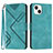 Leather Case Stands Flip Cover Holder YX1 for Apple iPhone 15