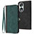 Leather Case Stands Flip Cover Holder YX1 for Huawei Honor 90 5G