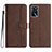 Leather Case Stands Flip Cover Holder YX1 for Oppo A16s