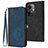 Leather Case Stands Flip Cover Holder YX1 for Oppo K11 5G