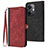 Leather Case Stands Flip Cover Holder YX1 for Oppo K11 5G