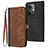 Leather Case Stands Flip Cover Holder YX1 for Oppo K11 5G