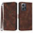 Leather Case Stands Flip Cover Holder YX1 for Xiaomi Redmi Note 12 4G