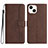 Leather Case Stands Flip Cover Holder YX2 for Apple iPhone 13