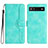 Leather Case Stands Flip Cover Holder YX2 for Google Pixel 6a 5G Green