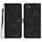 Leather Case Stands Flip Cover Holder YX2 for Motorola Moto E22