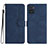 Leather Case Stands Flip Cover Holder YX2 for Motorola Moto E22