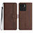 Leather Case Stands Flip Cover Holder YX2 for Motorola Moto Edge (2023) 5G