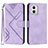 Leather Case Stands Flip Cover Holder YX2 for Motorola Moto G53 5G