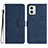 Leather Case Stands Flip Cover Holder YX2 for Motorola Moto G73 5G