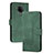 Leather Case Stands Flip Cover Holder YX2 for Nokia 5.4 Green