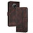 Leather Case Stands Flip Cover Holder YX2 for Nokia G10 Brown