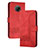 Leather Case Stands Flip Cover Holder YX2 for Nokia G10 Red