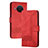 Leather Case Stands Flip Cover Holder YX2 for Nokia X10 Red