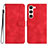 Leather Case Stands Flip Cover Holder YX2 for Samsung Galaxy S24 5G