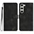 Leather Case Stands Flip Cover Holder YX2 for Samsung Galaxy S24 5G