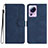 Leather Case Stands Flip Cover Holder YX2 for Xiaomi Civi 2 5G Blue