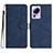 Leather Case Stands Flip Cover Holder YX2 for Xiaomi Mi 13 Lite 5G Blue