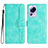 Leather Case Stands Flip Cover Holder YX2 for Xiaomi Mi 13 Lite 5G Green