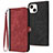 Leather Case Stands Flip Cover Holder YX3 for Apple iPhone 13