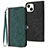 Leather Case Stands Flip Cover Holder YX3 for Apple iPhone 13