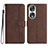 Leather Case Stands Flip Cover Holder YX3 for Huawei Honor 90 5G