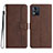 Leather Case Stands Flip Cover Holder YX3 for Motorola Moto E13