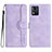 Leather Case Stands Flip Cover Holder YX3 for Motorola Moto E13