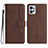 Leather Case Stands Flip Cover Holder YX3 for Motorola Moto G Power 5G (2023)