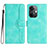 Leather Case Stands Flip Cover Holder YX3 for Oppo K11 5G Green